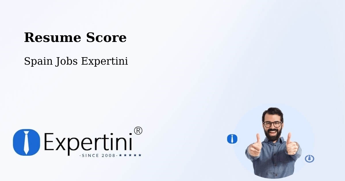 Resume Score & Job Description Match Tool – Ripollet - Spain Jobs Expertini